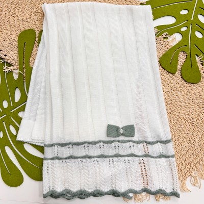 Saída de Maternidade Carla -Off White e Verde Saída de Maternidade Carla -Off White e Verde